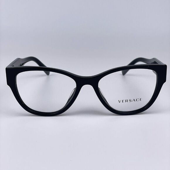 NEW Versace VE3281BA GB1 Black Cat Eye Women Eyeglasses - Picture 1 of 9